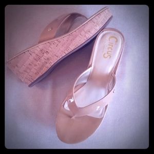 Circus by Sam Edelman 'Raquel' Tan Patent Wedge